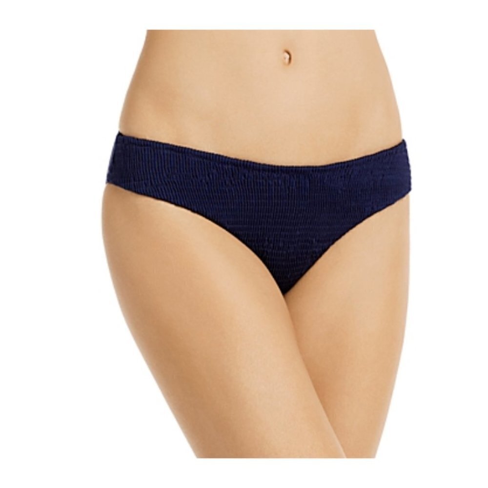 Peixoto Women's Smocked Front Cayo Bikini Swim Bottom Size L